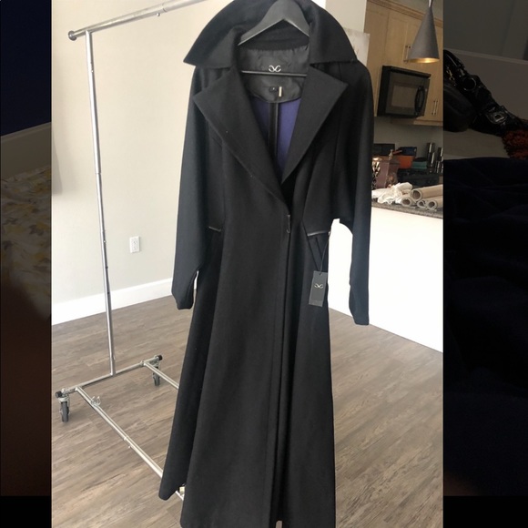 Monika Chiang full length wool coat - Picture 2 of 10